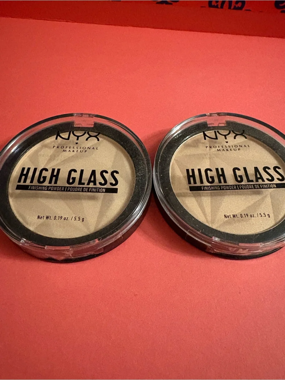 NYX high glass powder set of 2